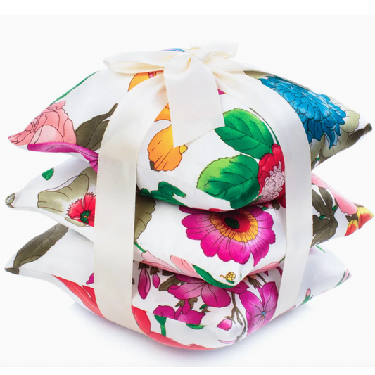 Floral Silk Sachet Set