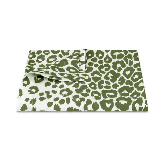 Iconic Leopard Tablecloth Green