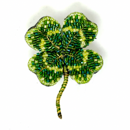 Vintage Clover Brooch Pin