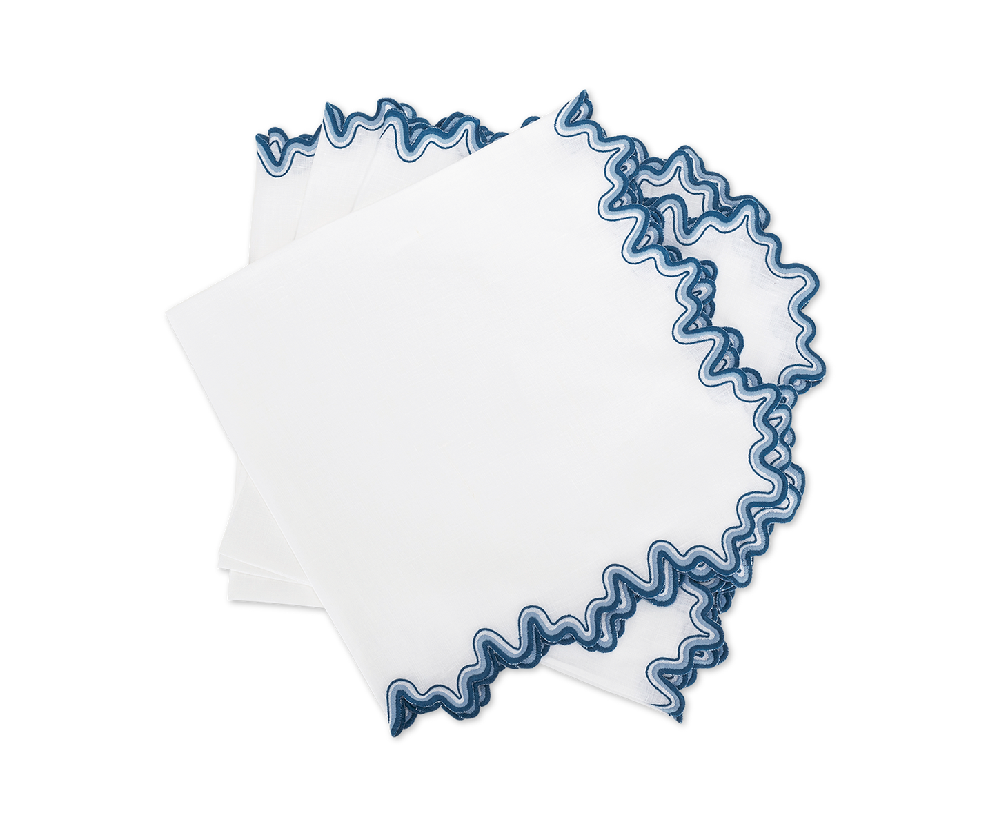 Wave Napkin Set of 4 by Matouk