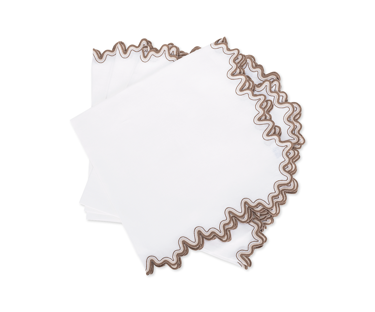 Wave Napkin Set of 4 by Matouk
