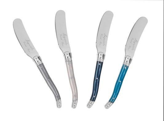 French Home 4 Piece Laguiole Spreader Set - Coastal Frost