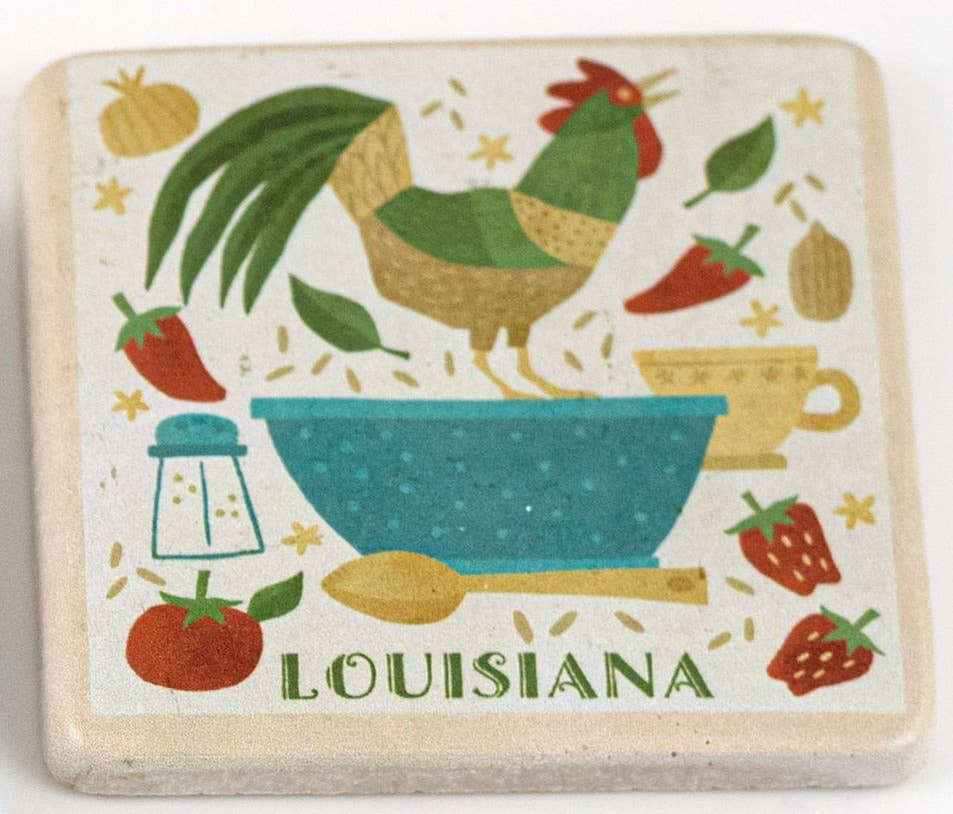 Coaster Set - Vintage Louisiana