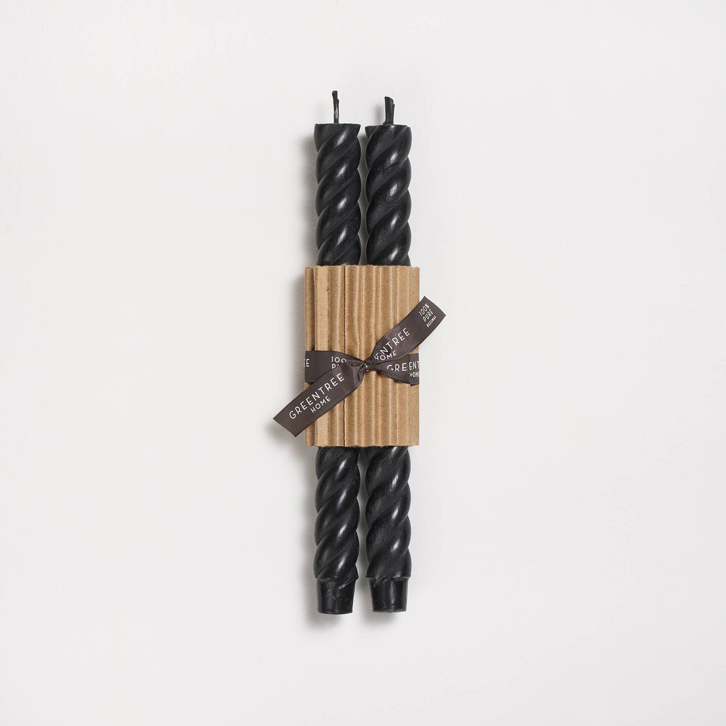 10" Rope Taper Candles: Blue slate