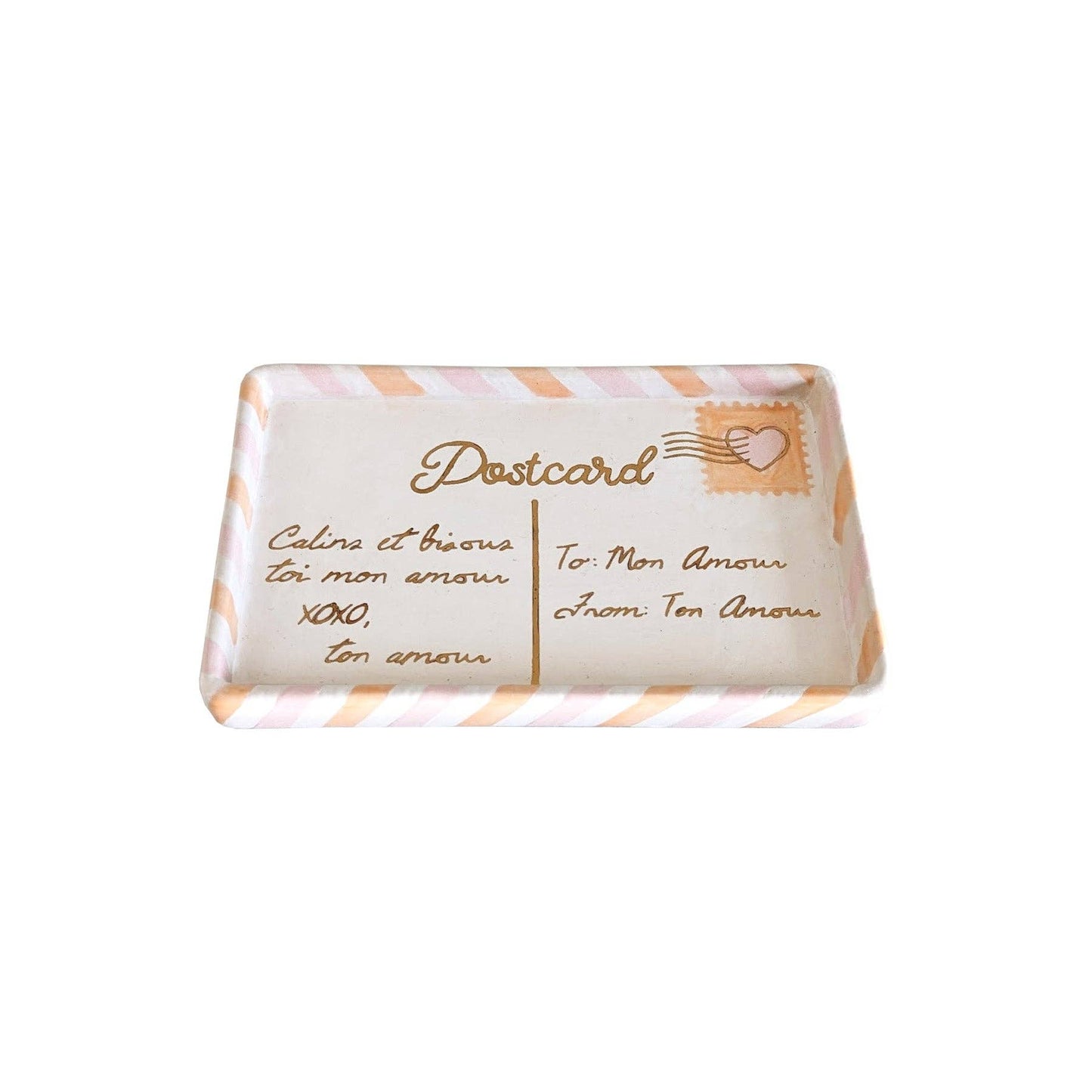 Love Letters Trays: Pink and Coral / Letter
