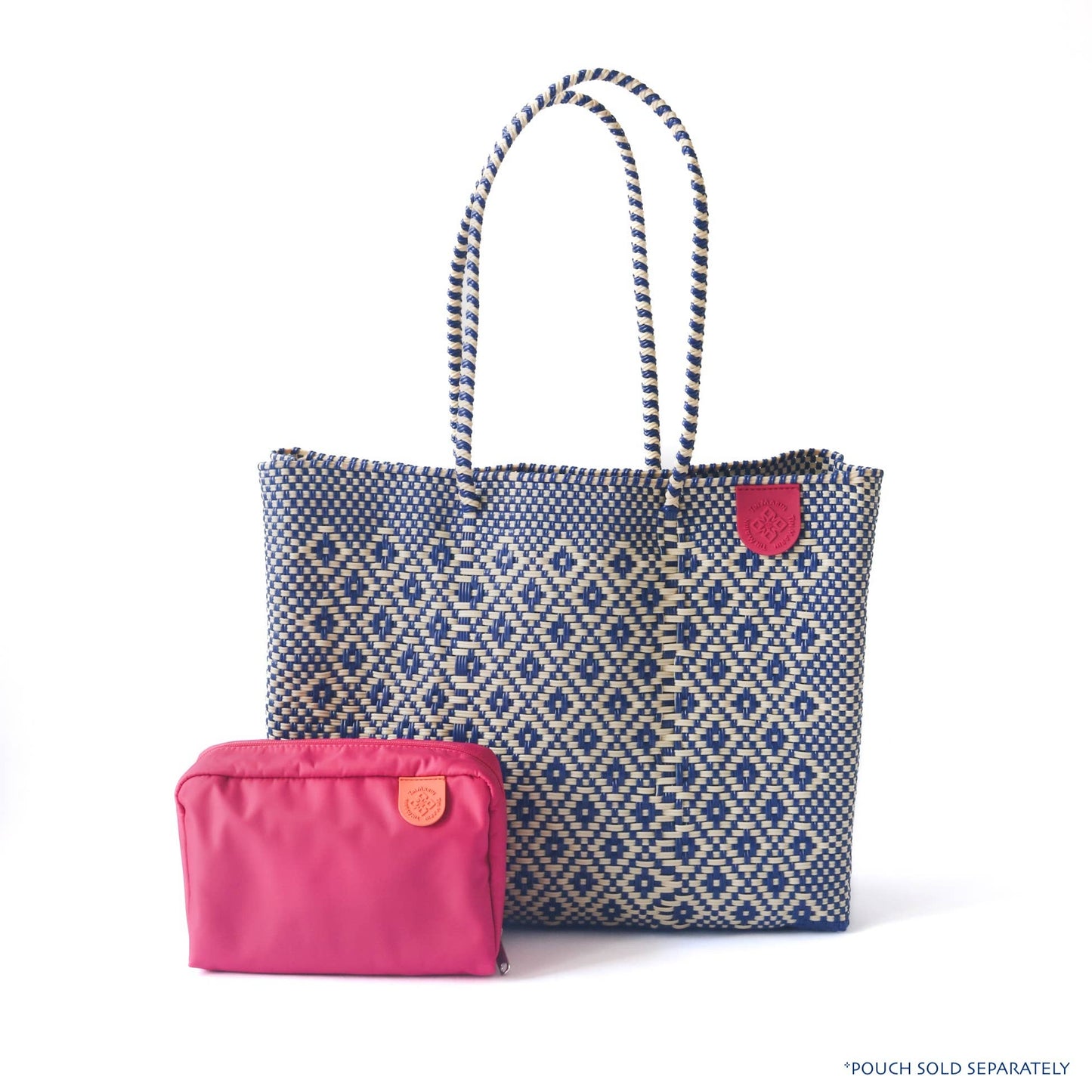 Mixte Woven Plastic Beach Super Tote