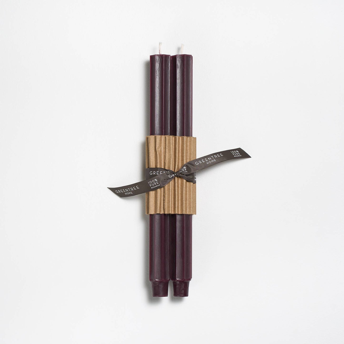 12" Fluted Church Tapers: Cream