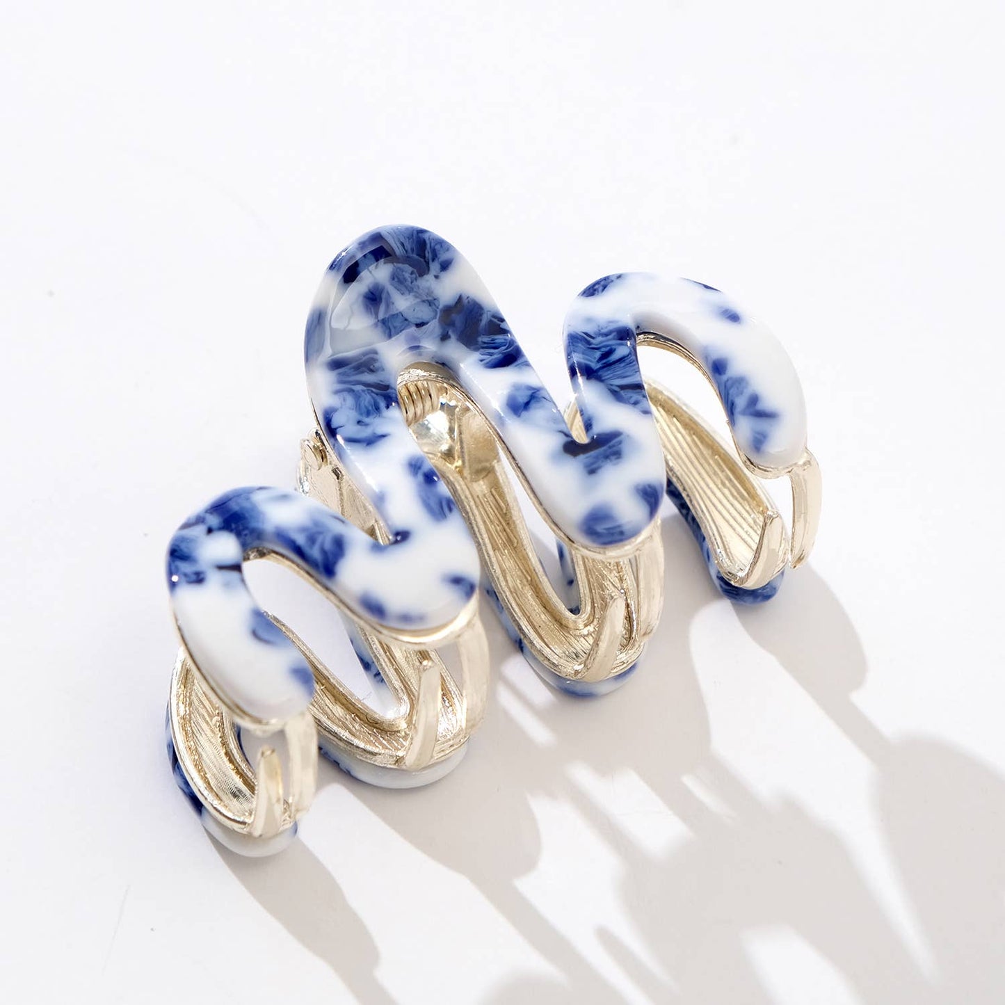 Willow Mini Coastal Metal Squiggle Claw Clip - Mini: Assorted