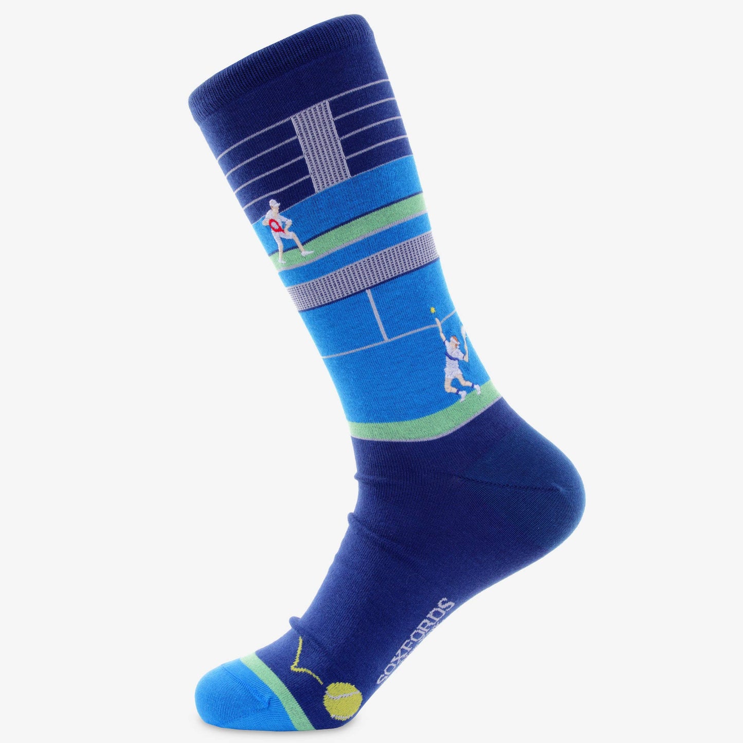 "Break Point" - Tennis Themed Fine Men's Socks