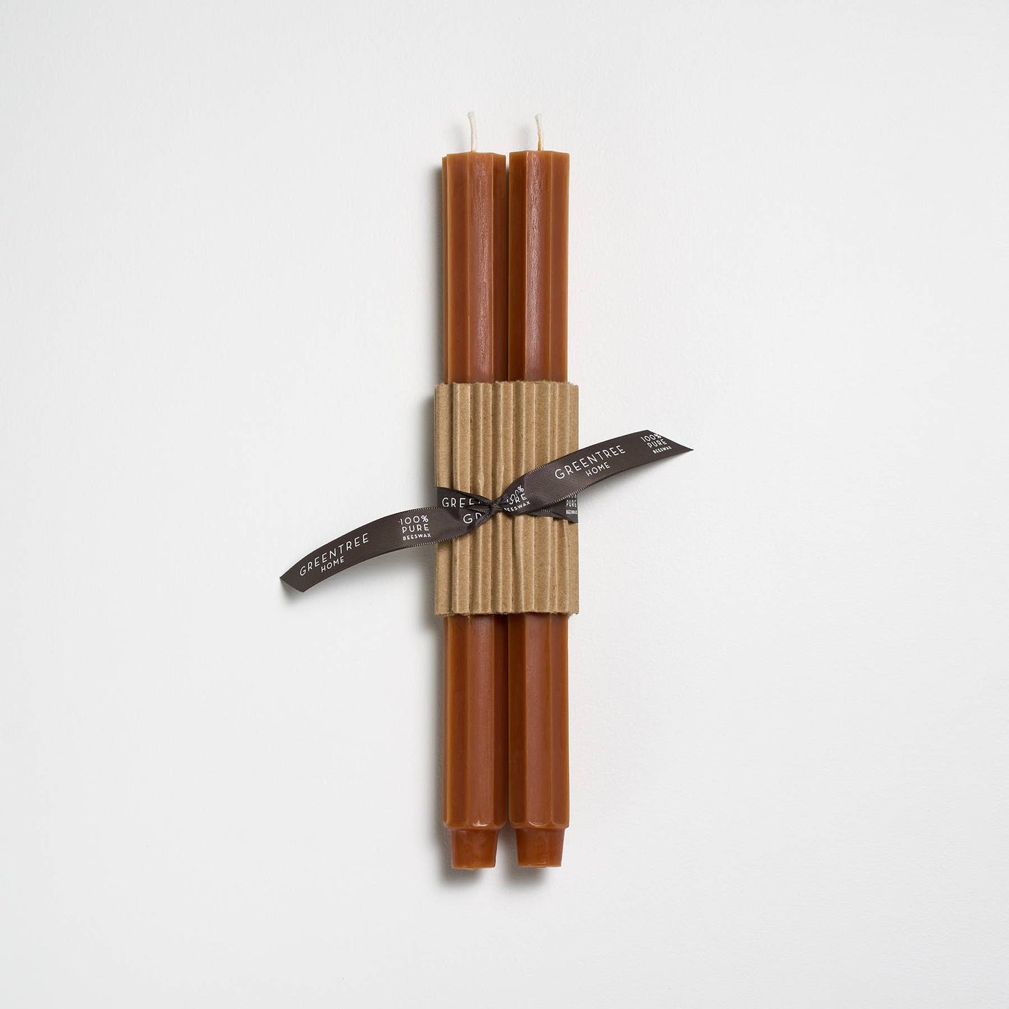 12" Fluted Church Tapers: Blush