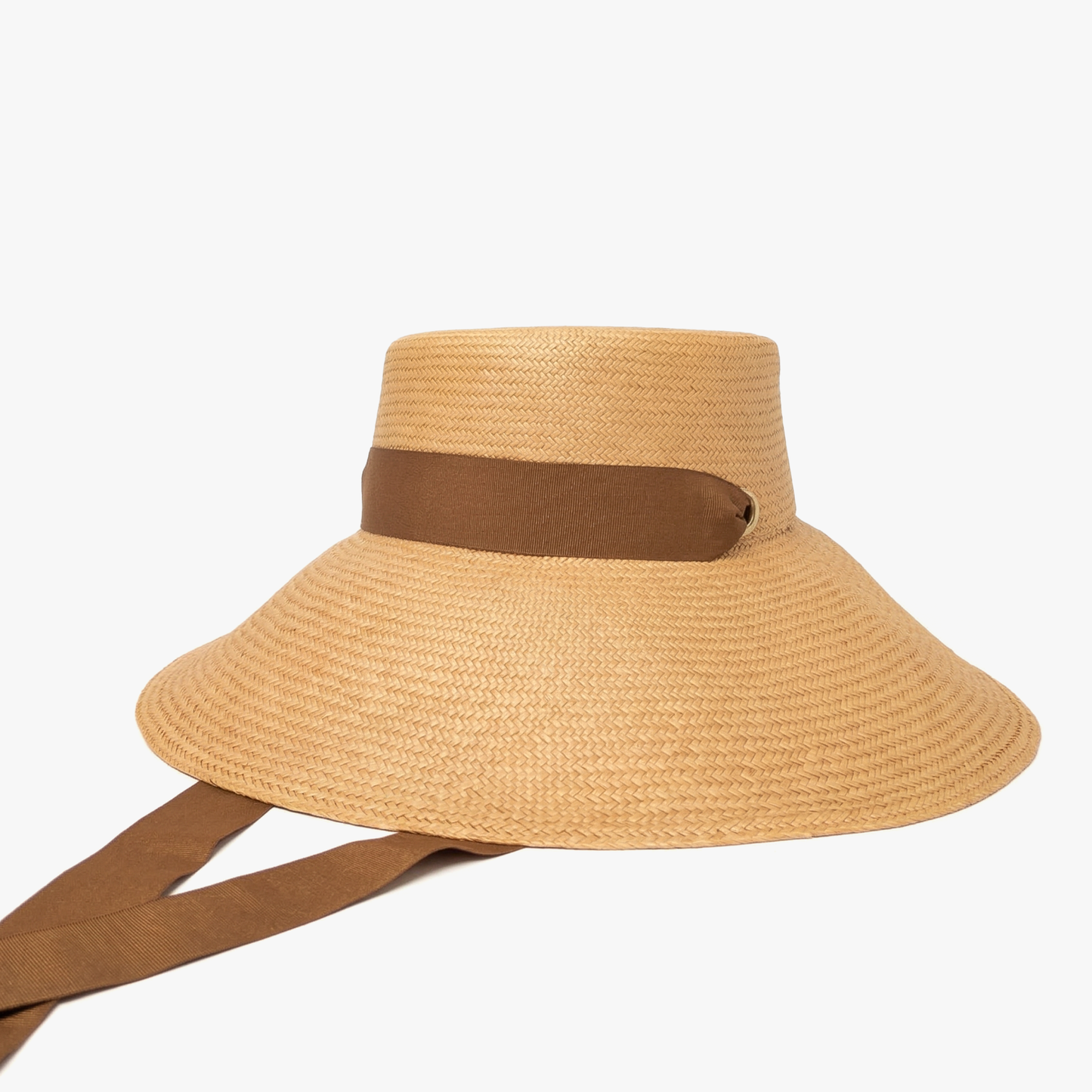 Solea - Wide Brim Handcrafted Bucket Hat with Chinstrap: One size fits most women