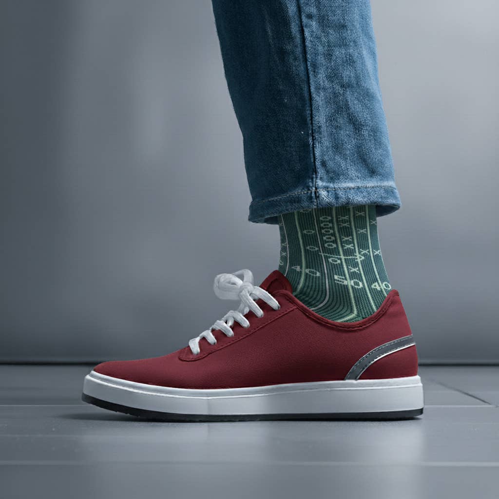 "Pig Skin" - Football Themed Fine Men's Socks