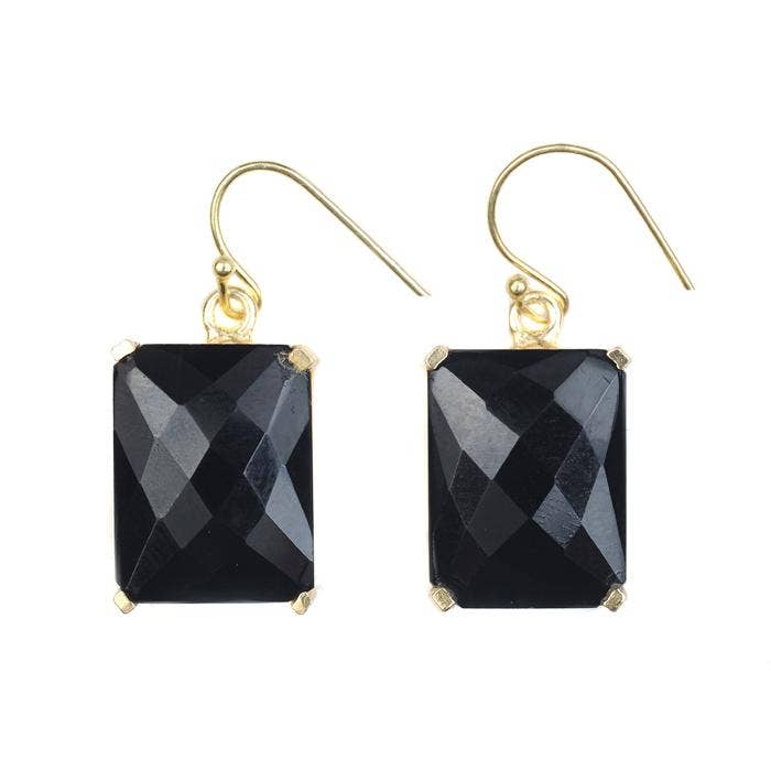 Pandora Earring - (11 Gemstone Options): Ruby Quartz