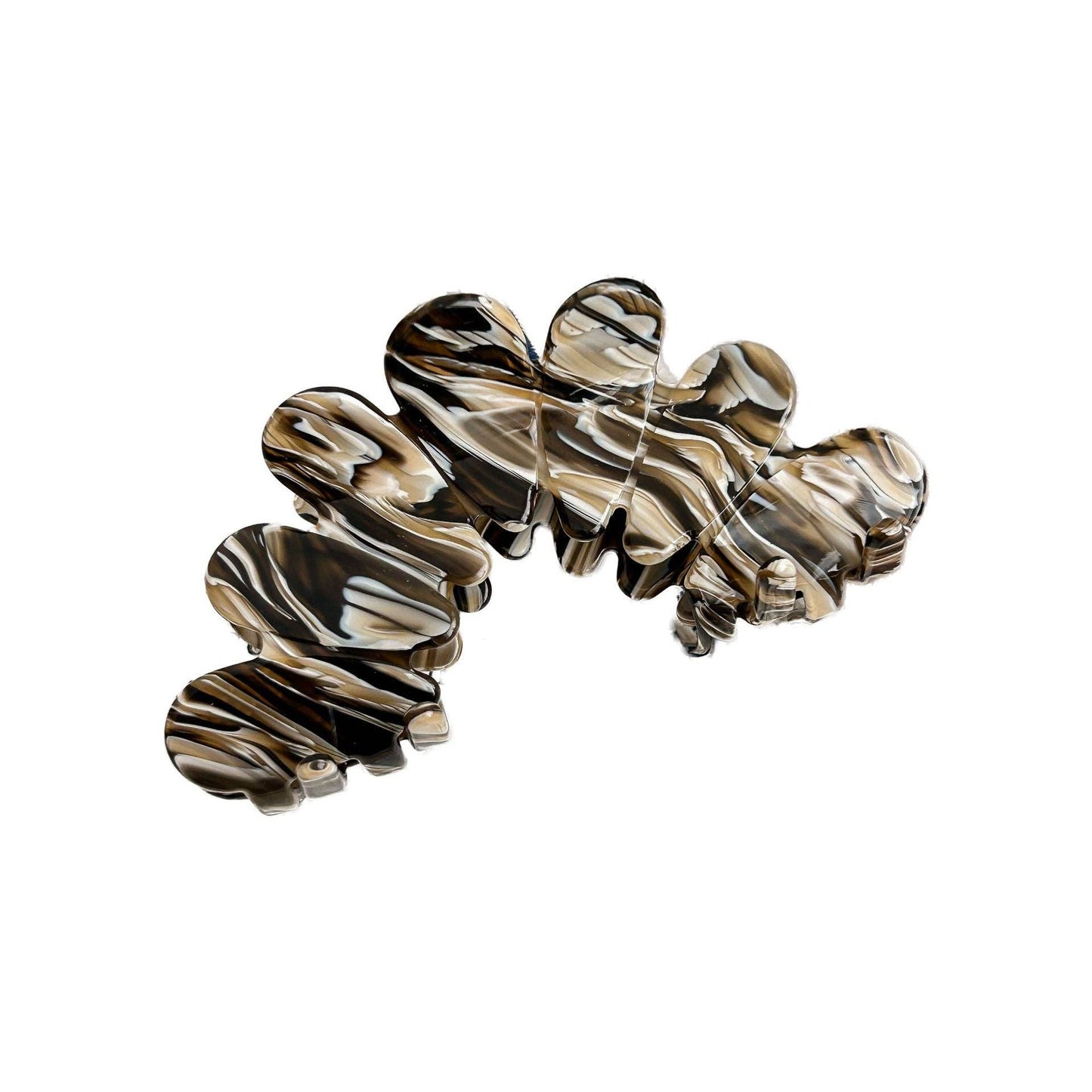 Elegant Geometric Acetate Hair Claw Clips DP25F983: White