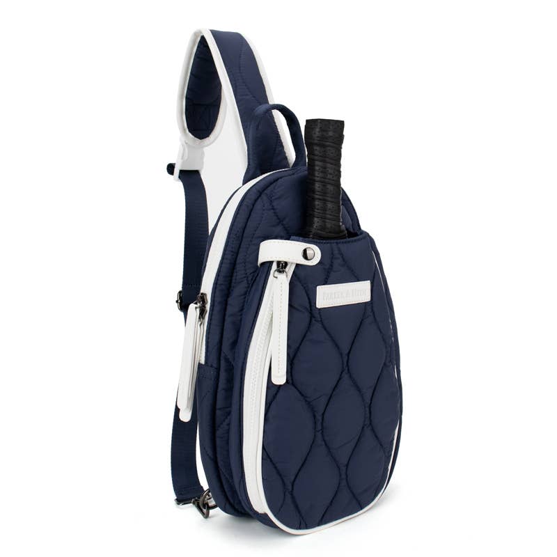 Pickleball Courtside Sling - Navy / White