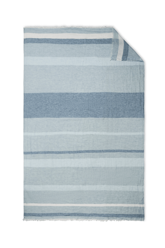 Como 360 Throw: Blue Jean Stripe