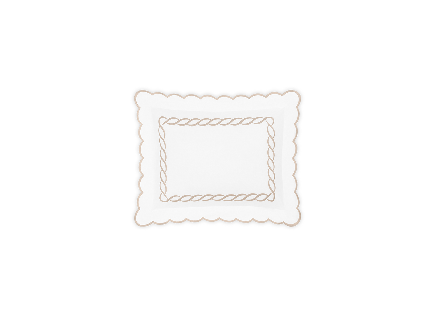 Classic Chain Scallop Sham