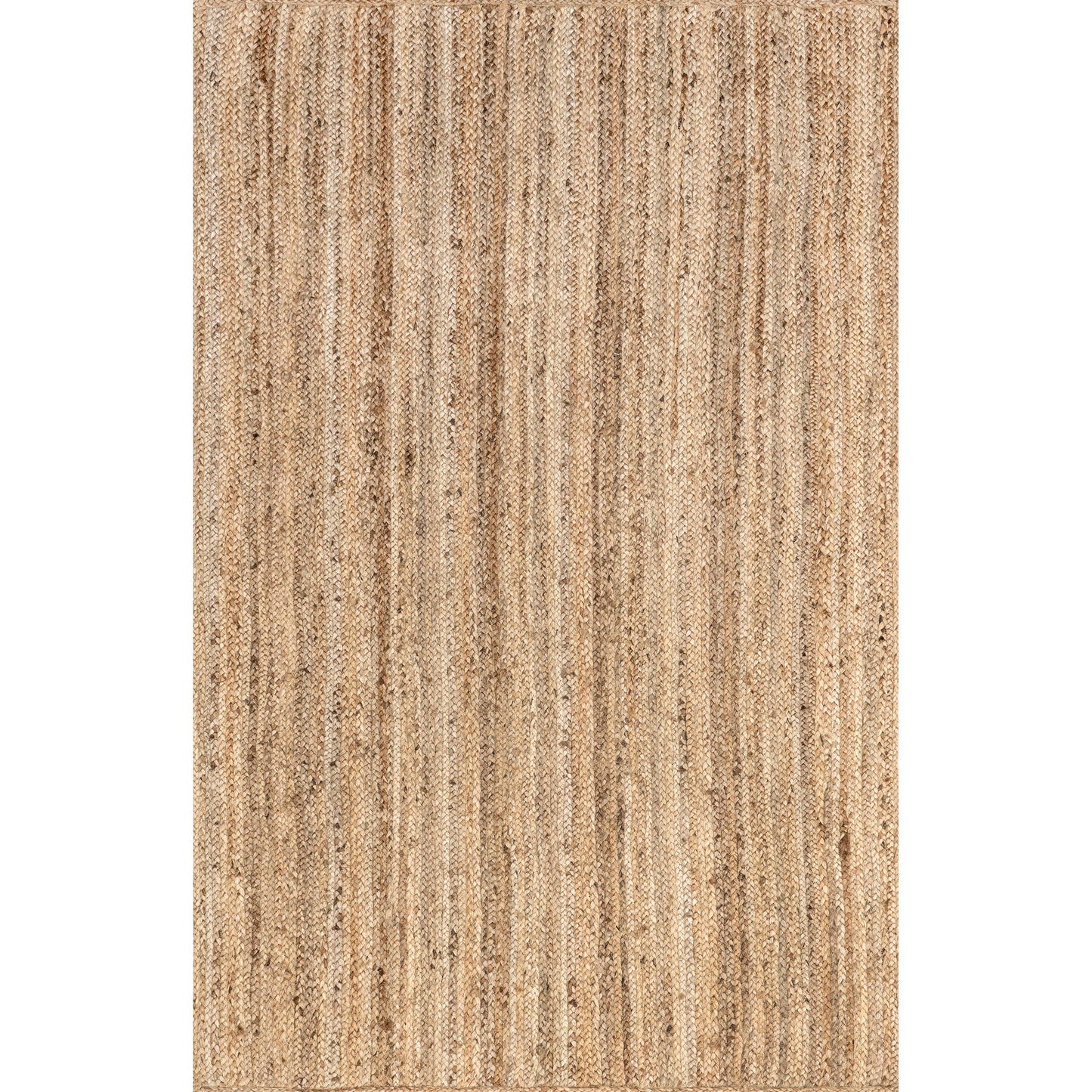 Rigo Hand Woven Farmhouse Jute Area Rug: Natural / Rectangle / 9' X 12'