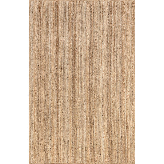 Rigo Hand Woven Farmhouse Jute Area Rug: Natural / Rectangle / 9' X 12'