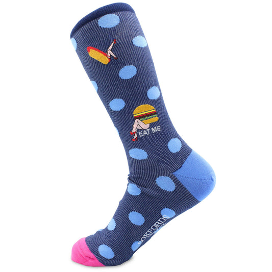 "Eat Me" - Food Themed Fine Men's Socks