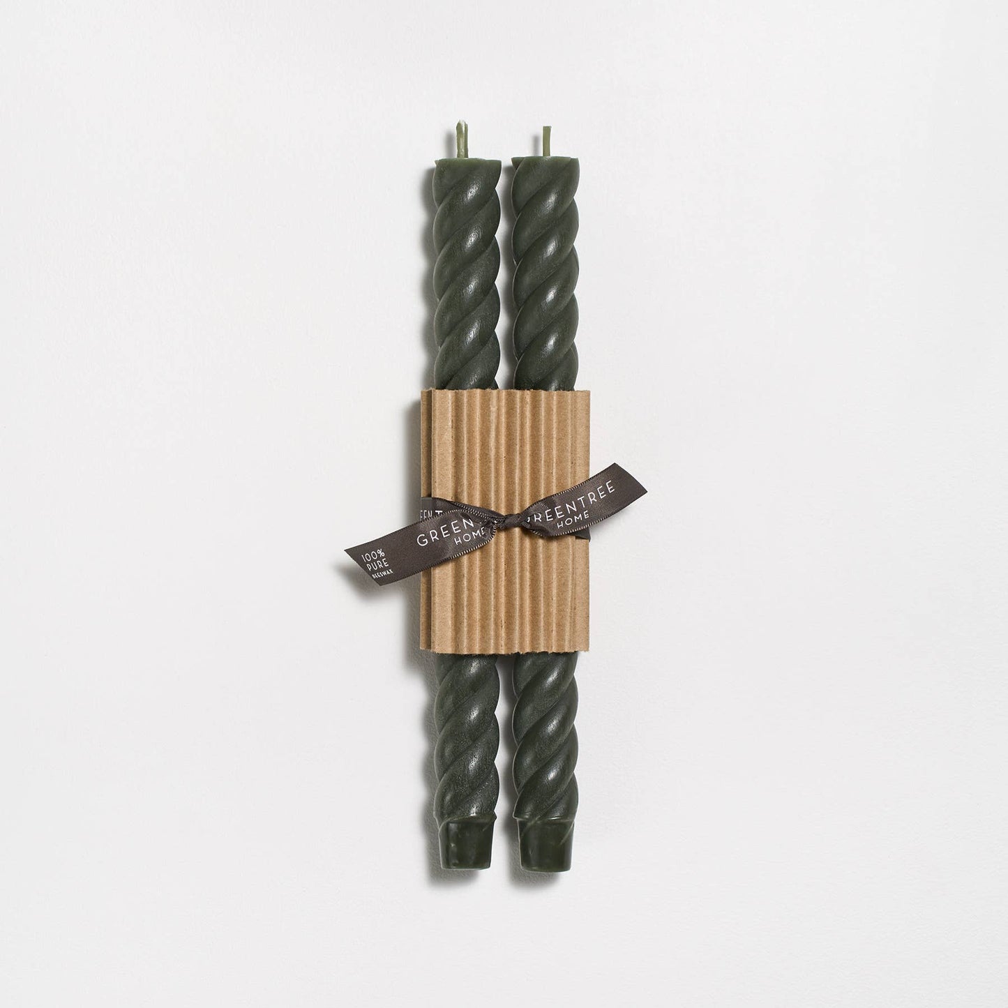 10" Rope Taper Candles: Bittersweet