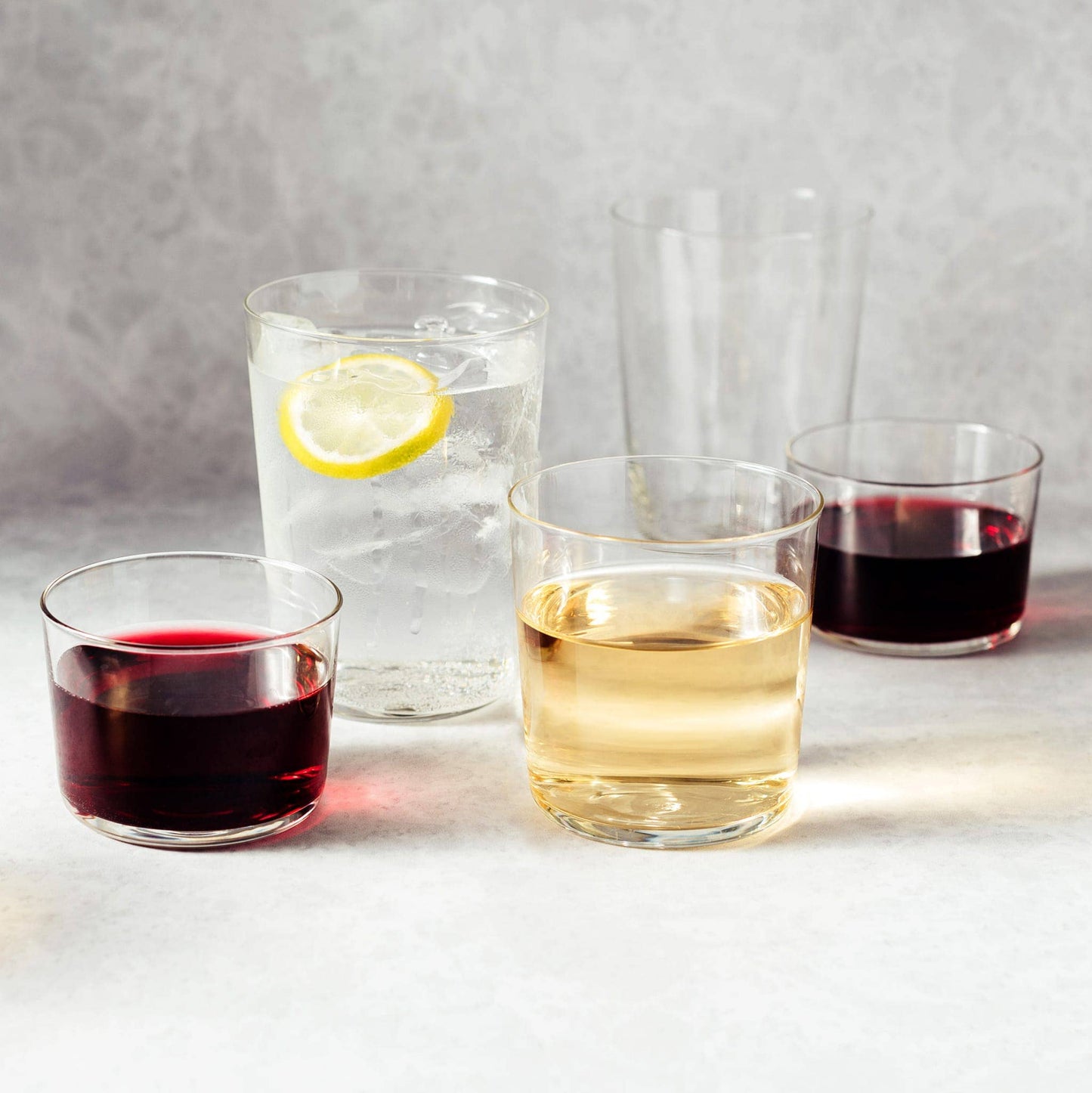 Café Tumbler Glasses, 19 ounce, Set of 8