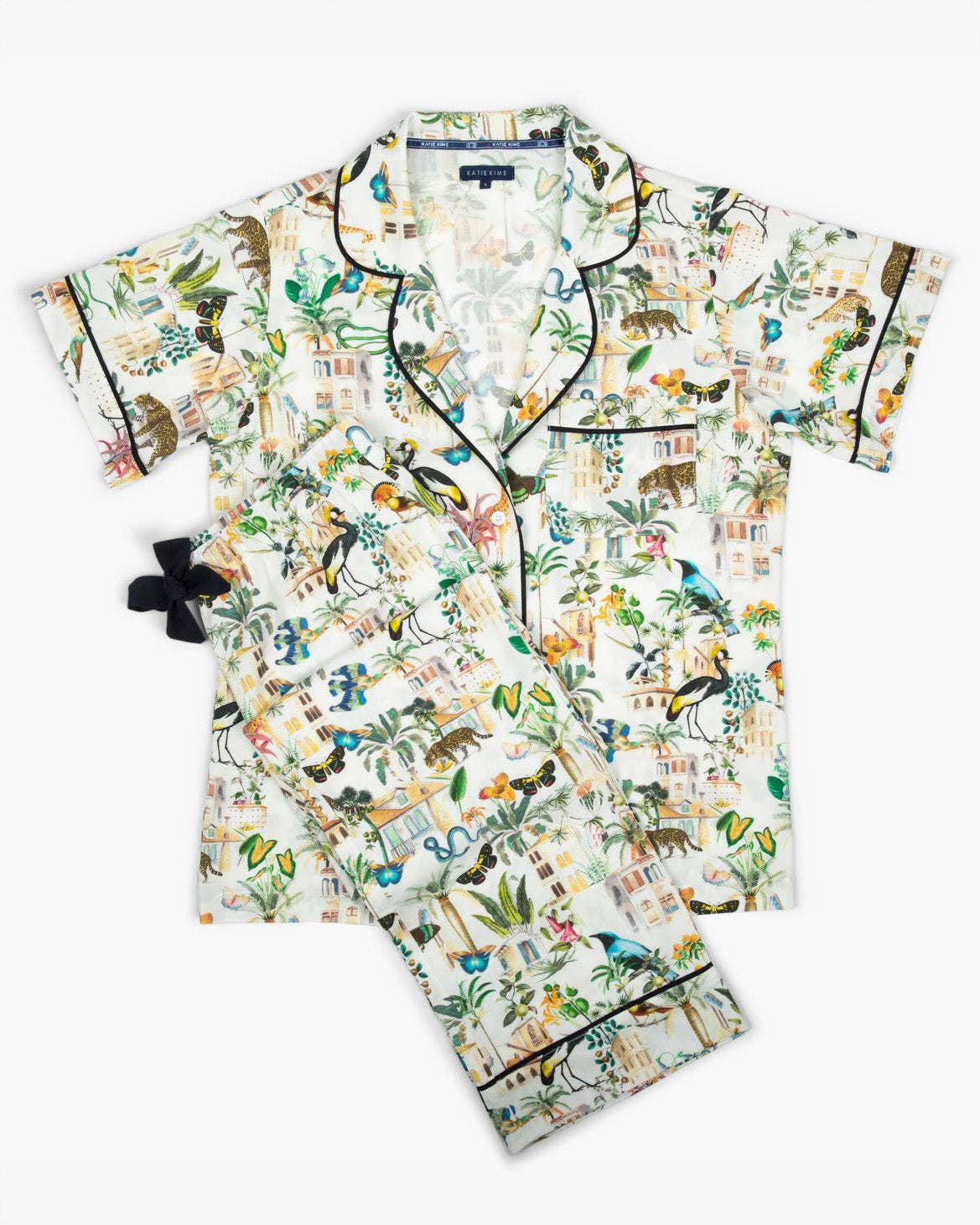 Animal Kingdom Pajama Pants Set: Multi / L