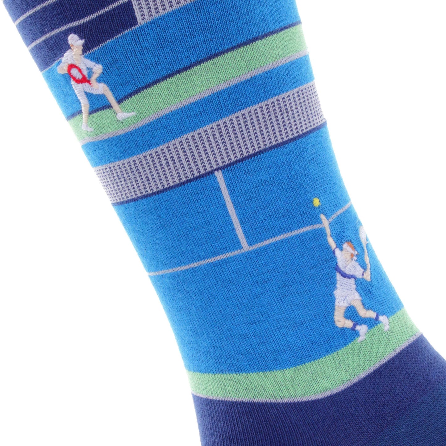 "Break Point" - Tennis Themed Fine Men's Socks