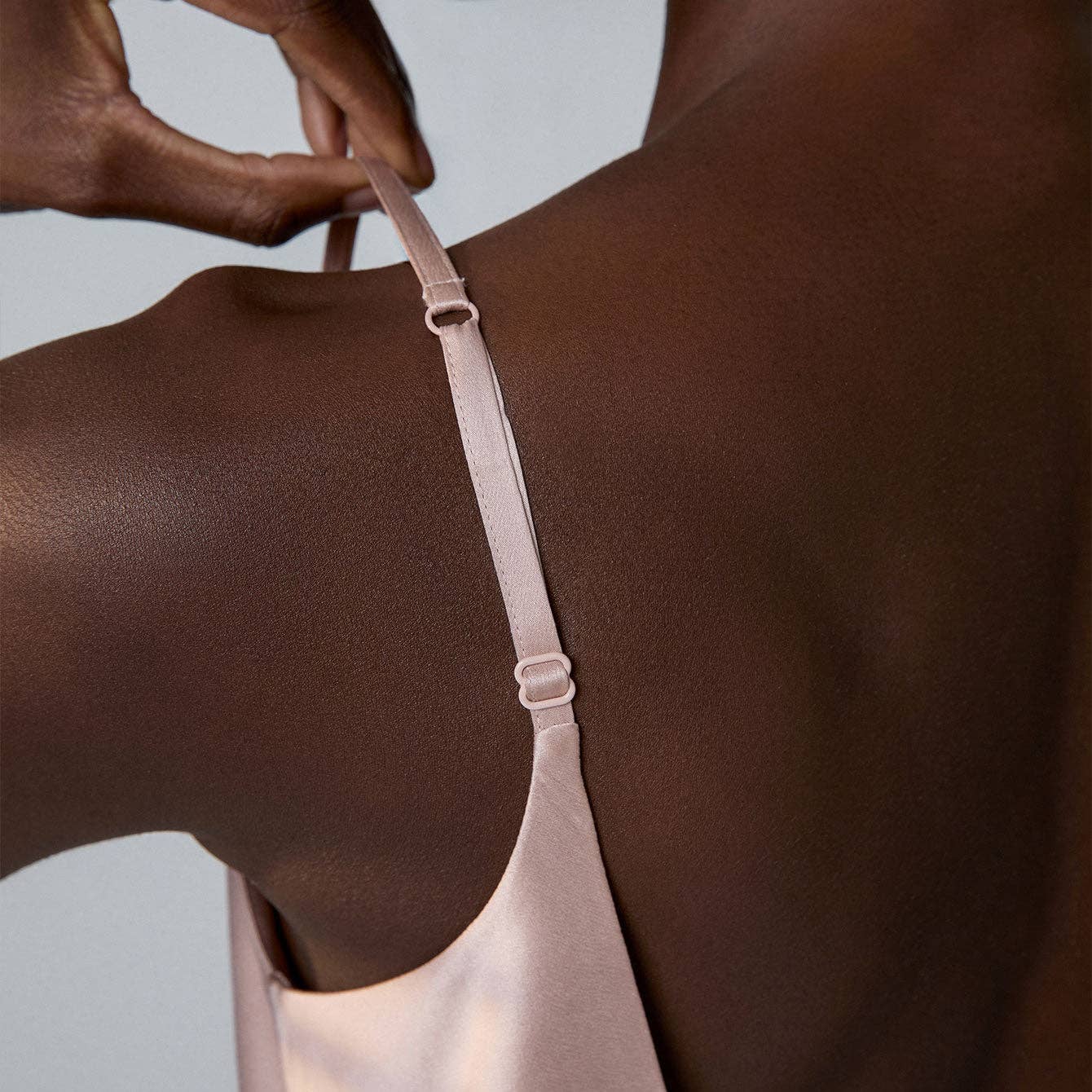 Washable Silk Bias Slip Dress: Delicate Pink / S
