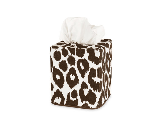 Iconic Leopard Tissue Holder Cover Cinder