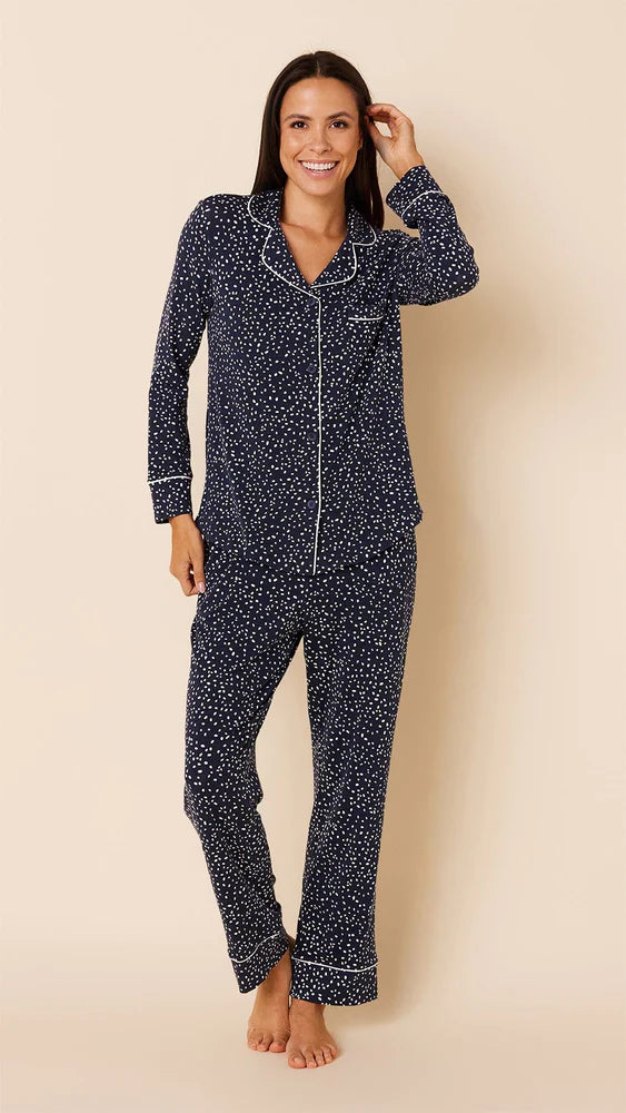 Confetti Dot Pima Knit Pajamas