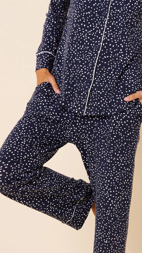 Confetti Dot Pima Knit Pajamas