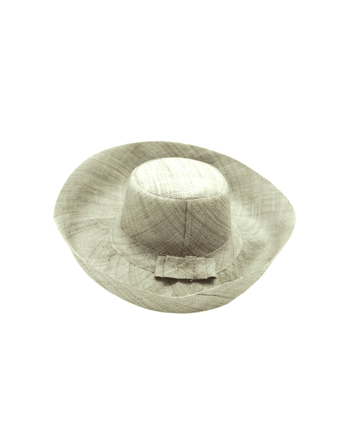 Monica 5" & 7" Wide Brim Solid Color Packable Raffia Straw Sun Hats: Sea Sage / 7 Inch