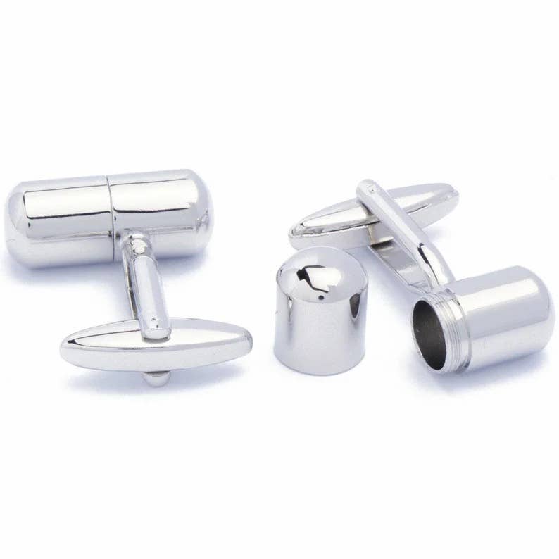 Pill Holder Cufflinks