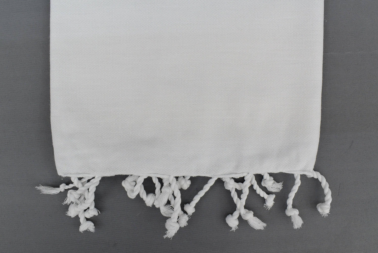 Elegant Turkish Hand Towel, Versatile White Hand Towel