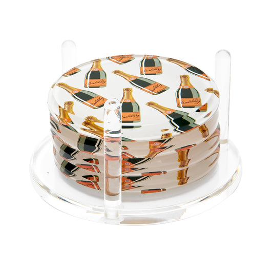 DRINK COASTERS - BUBBLY: DRINK COASTERS - BUBBLY