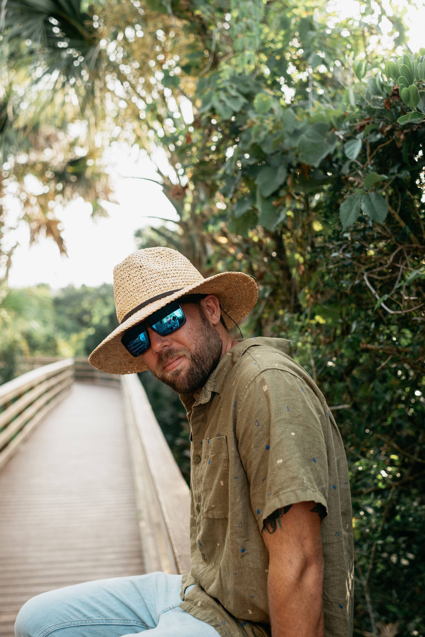 Brays Beach Outback Sun Hat : Natural / Small/Medium