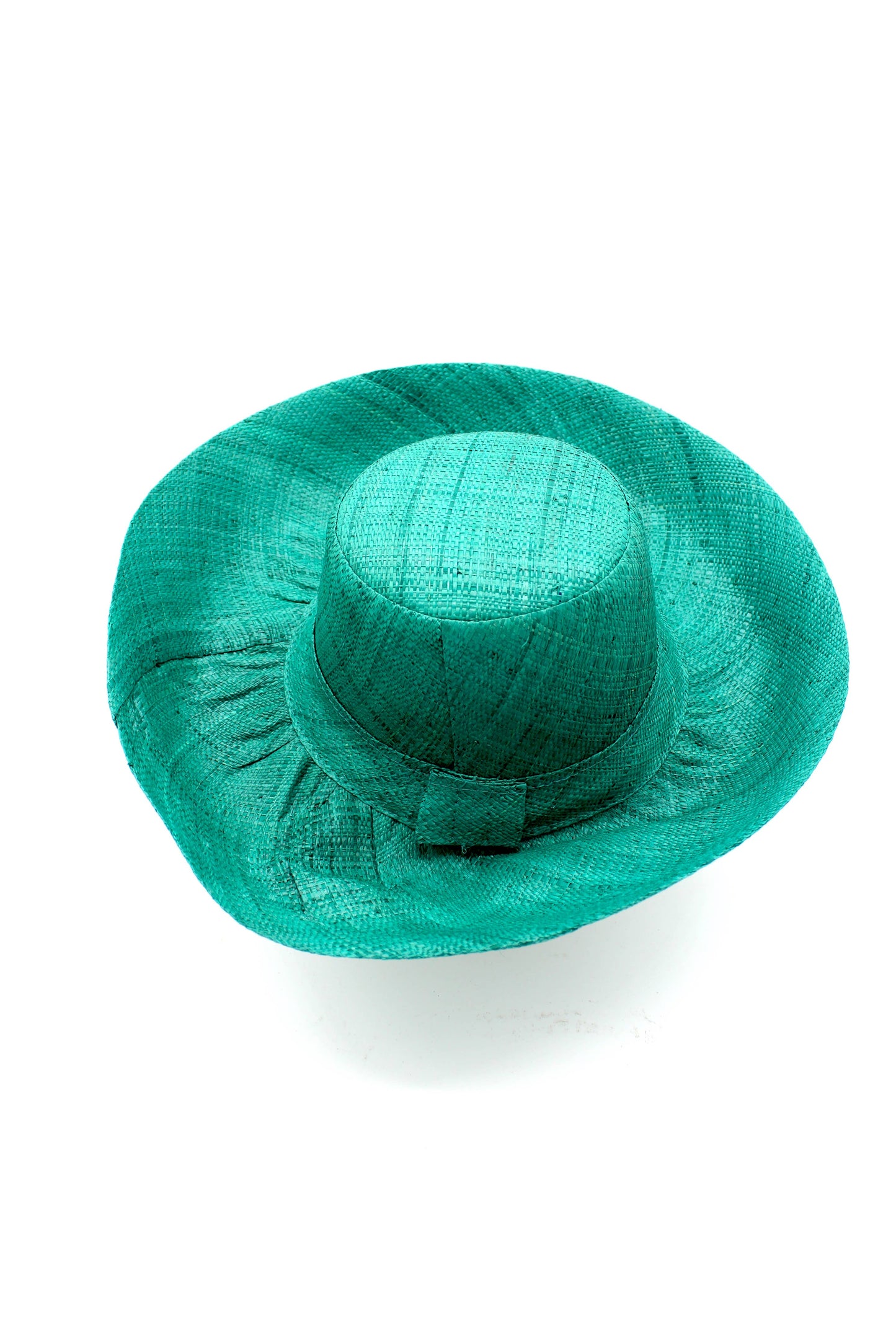 Monica 5" & 7" Wide Brim Solid Color Packable Straw Sun Hats: Tobacco / 5 Inch