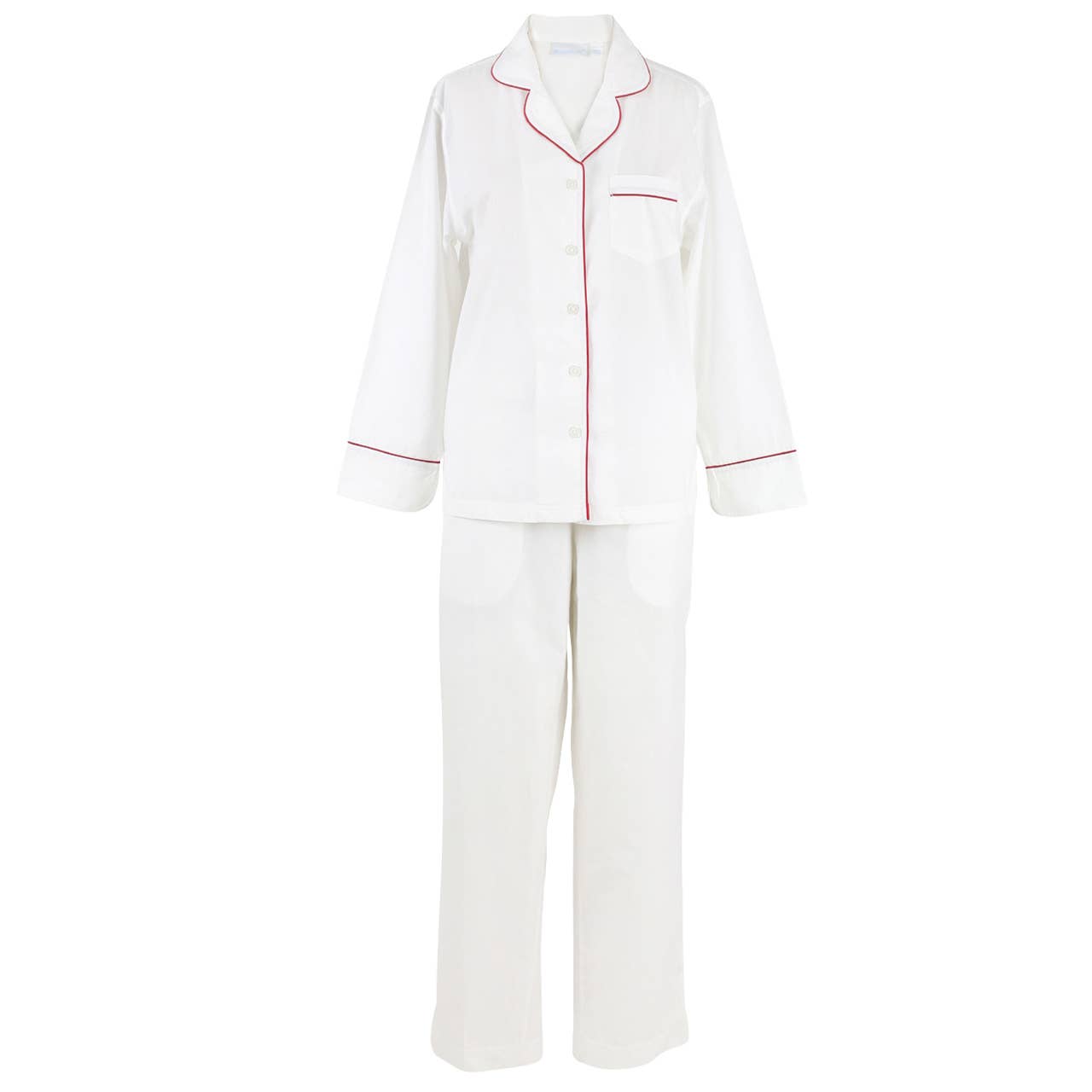 Logan Red Long Sleeve Pajamas: XL