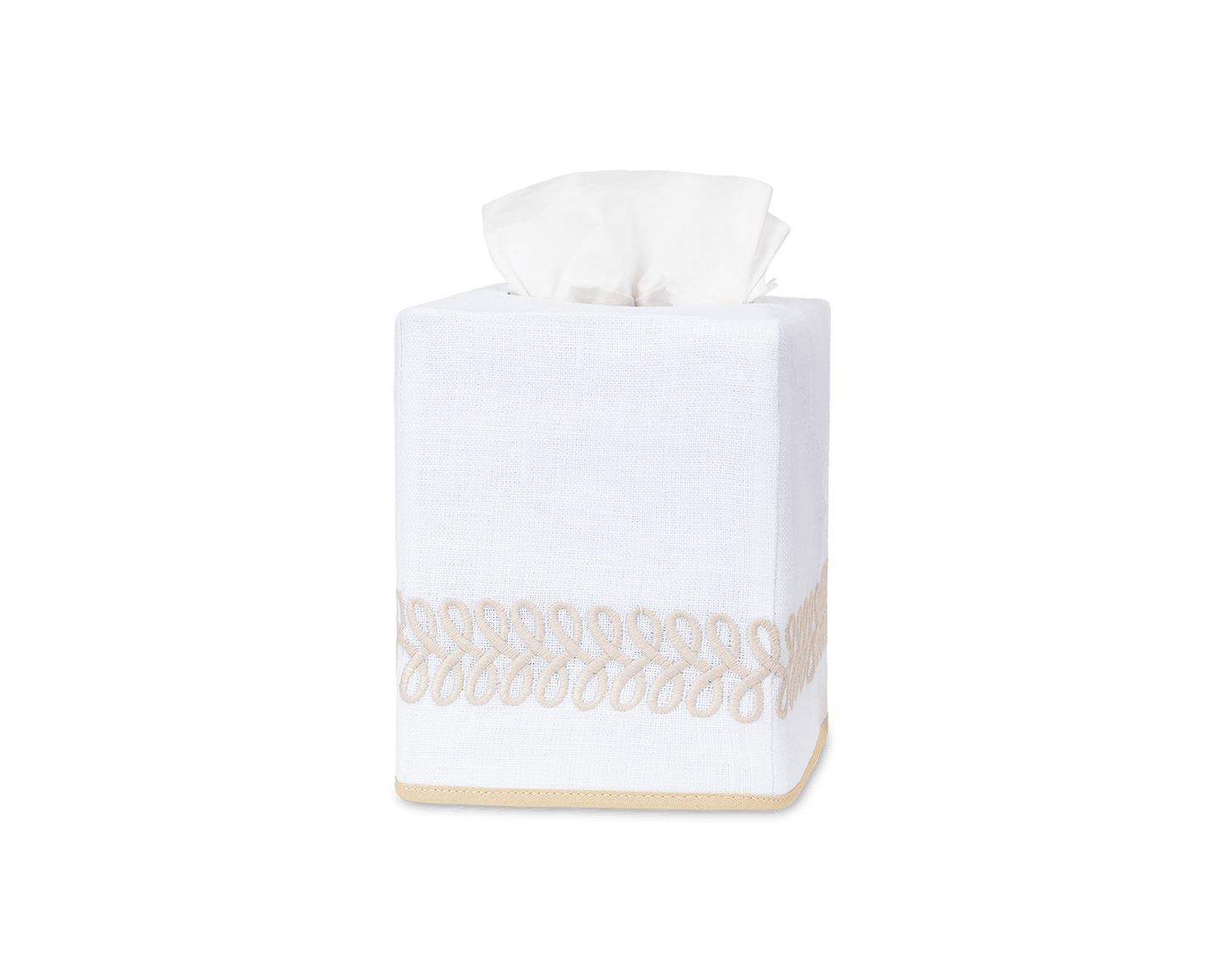 Astor Braid Tissue Box Cover