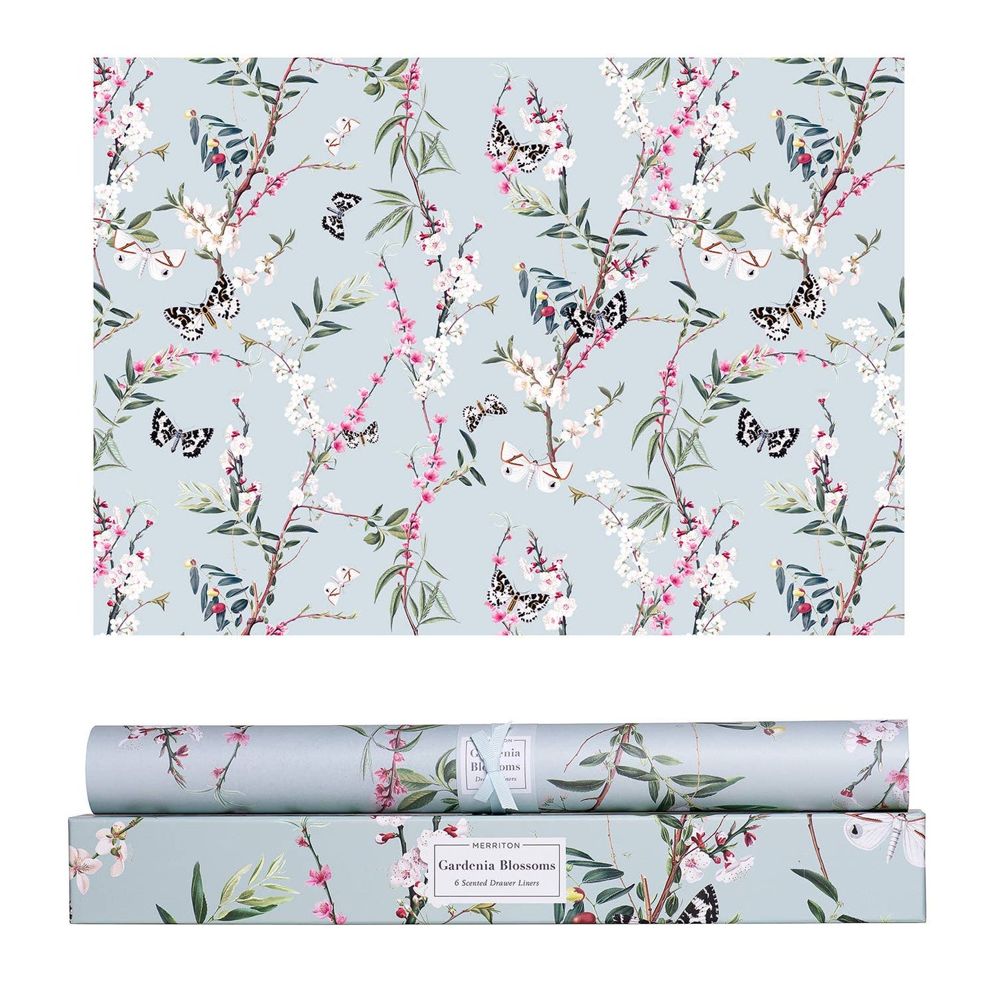 Scented Drawer Liners - Gardenia Blossoms (6 Sheets)