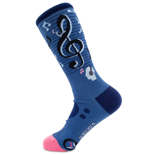 "Treble Maker" - Music Themed Fine Men's Socks