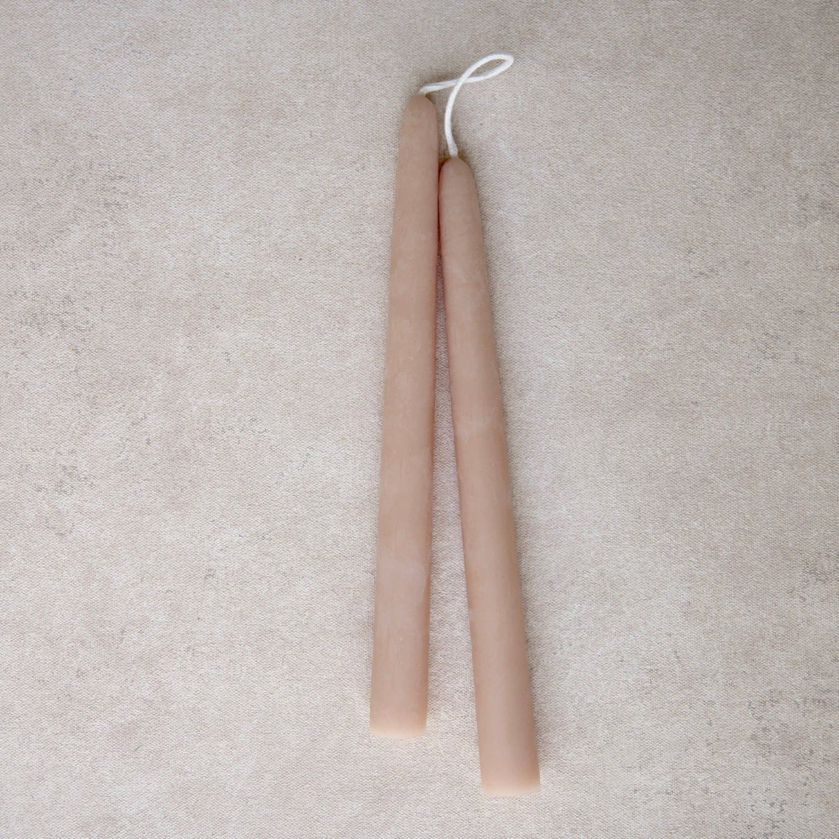 9" Heirloom Beeswax Taper Candles: Rosewater