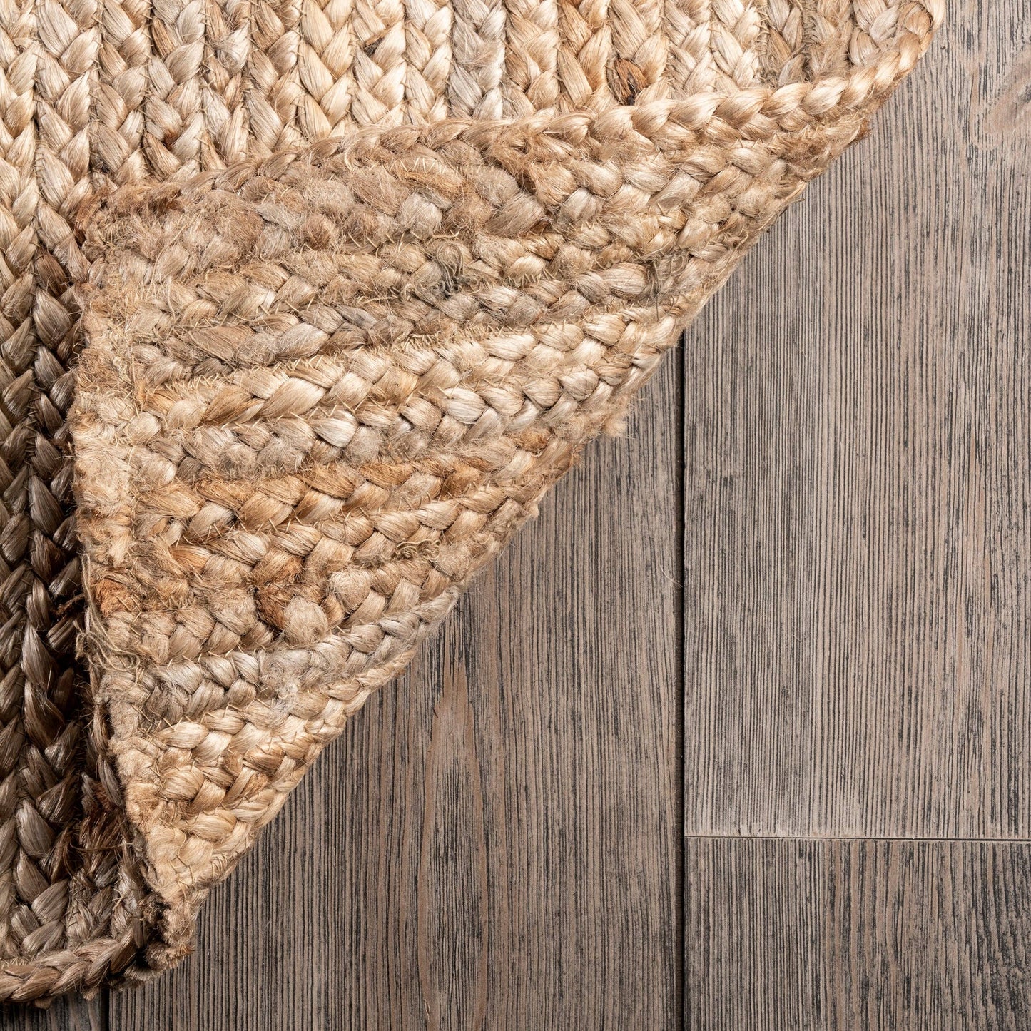 Rigo Hand Woven Farmhouse Jute Area Rug: Natural / Rectangle / 9' X 12'