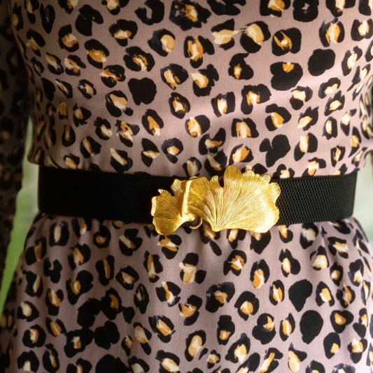 Black Interchangeable Stretch Belt Band – Flexible & Stylish: Black / M