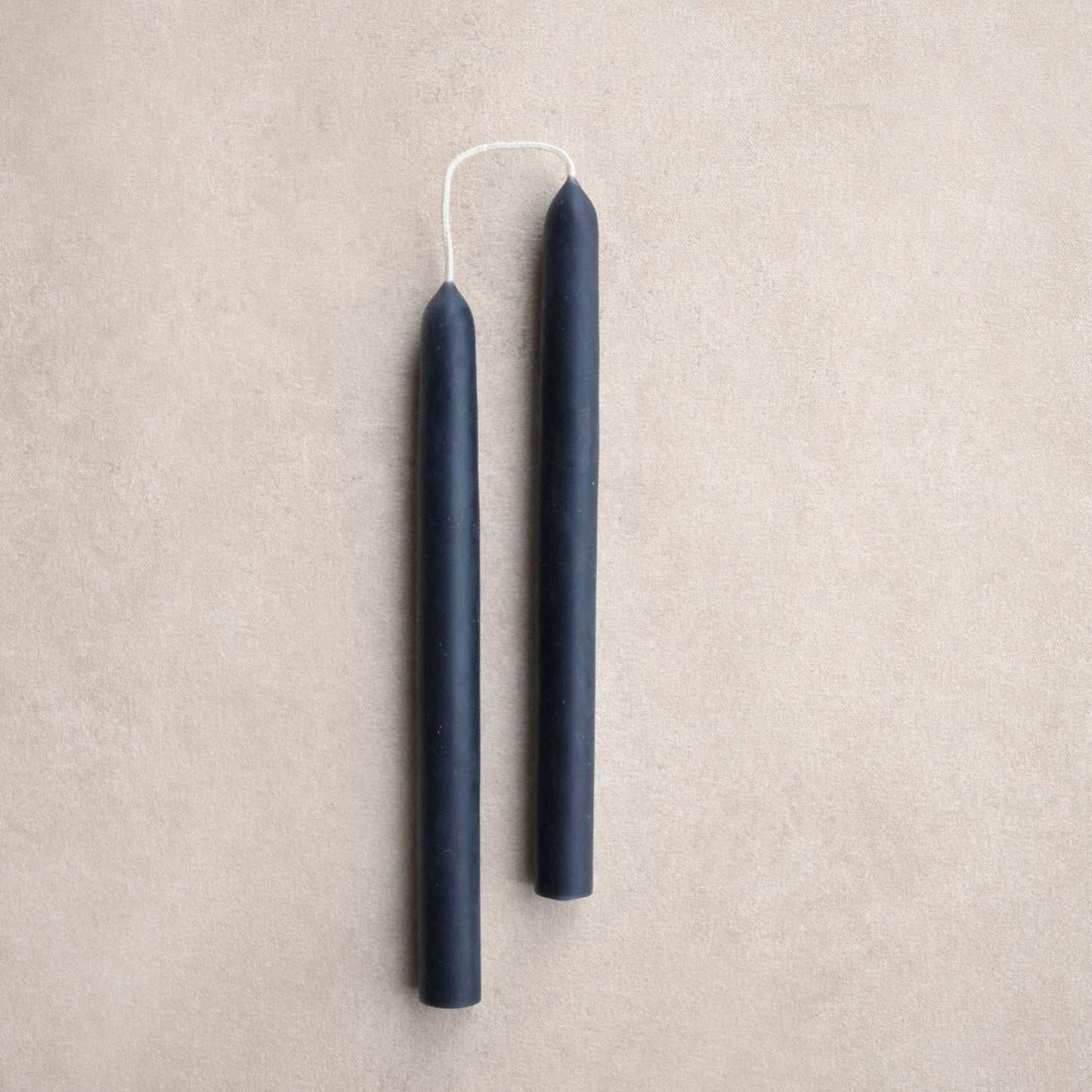 9" Heirloom Beeswax Taper Candles: Blossom