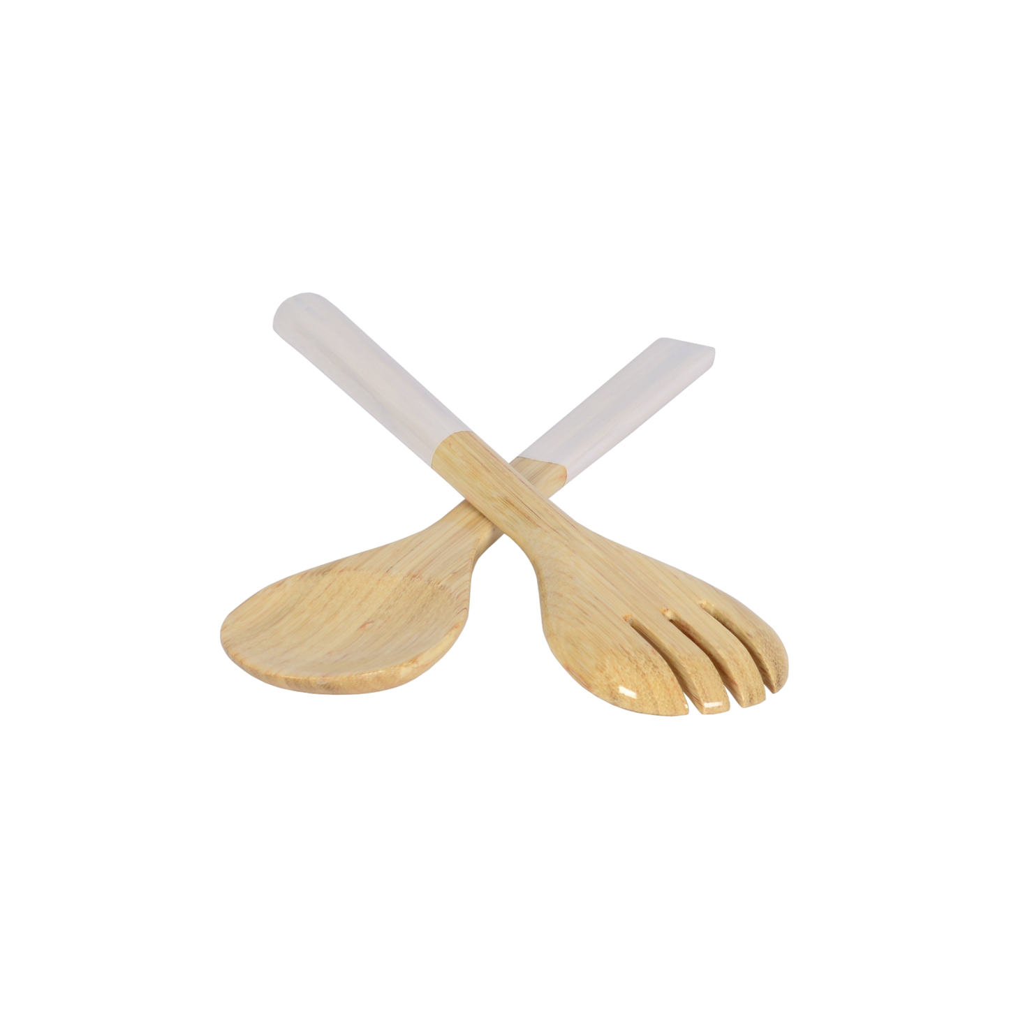 Small Bamboo Server Set: White