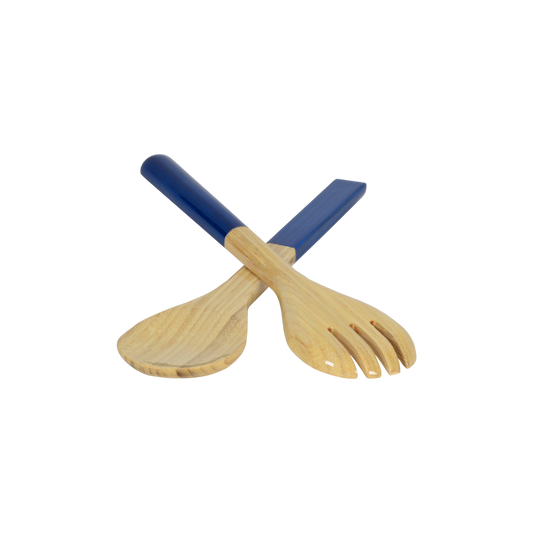 Small Bamboo Server Set: Blue