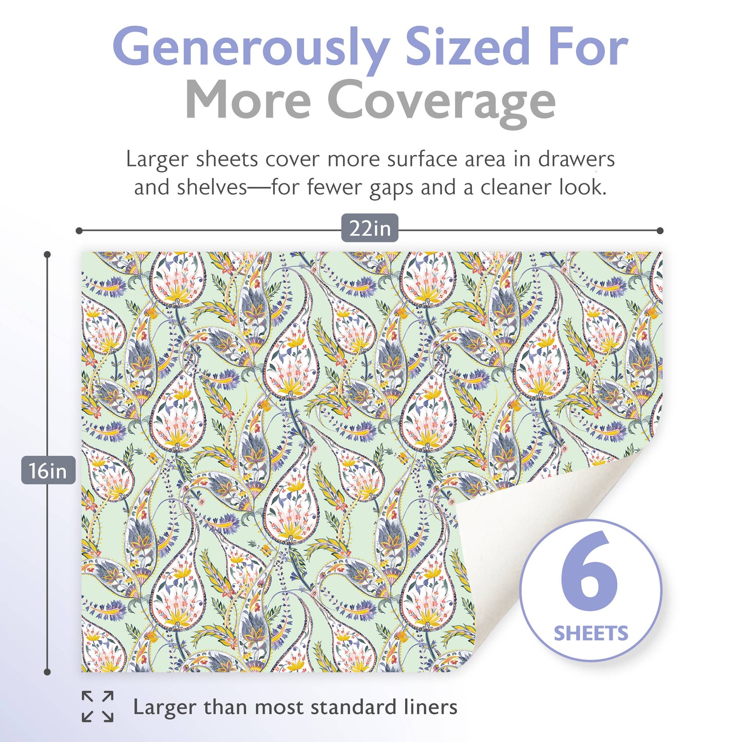 Scented Drawer Liners - Botanical Dreams (6 Sheets)