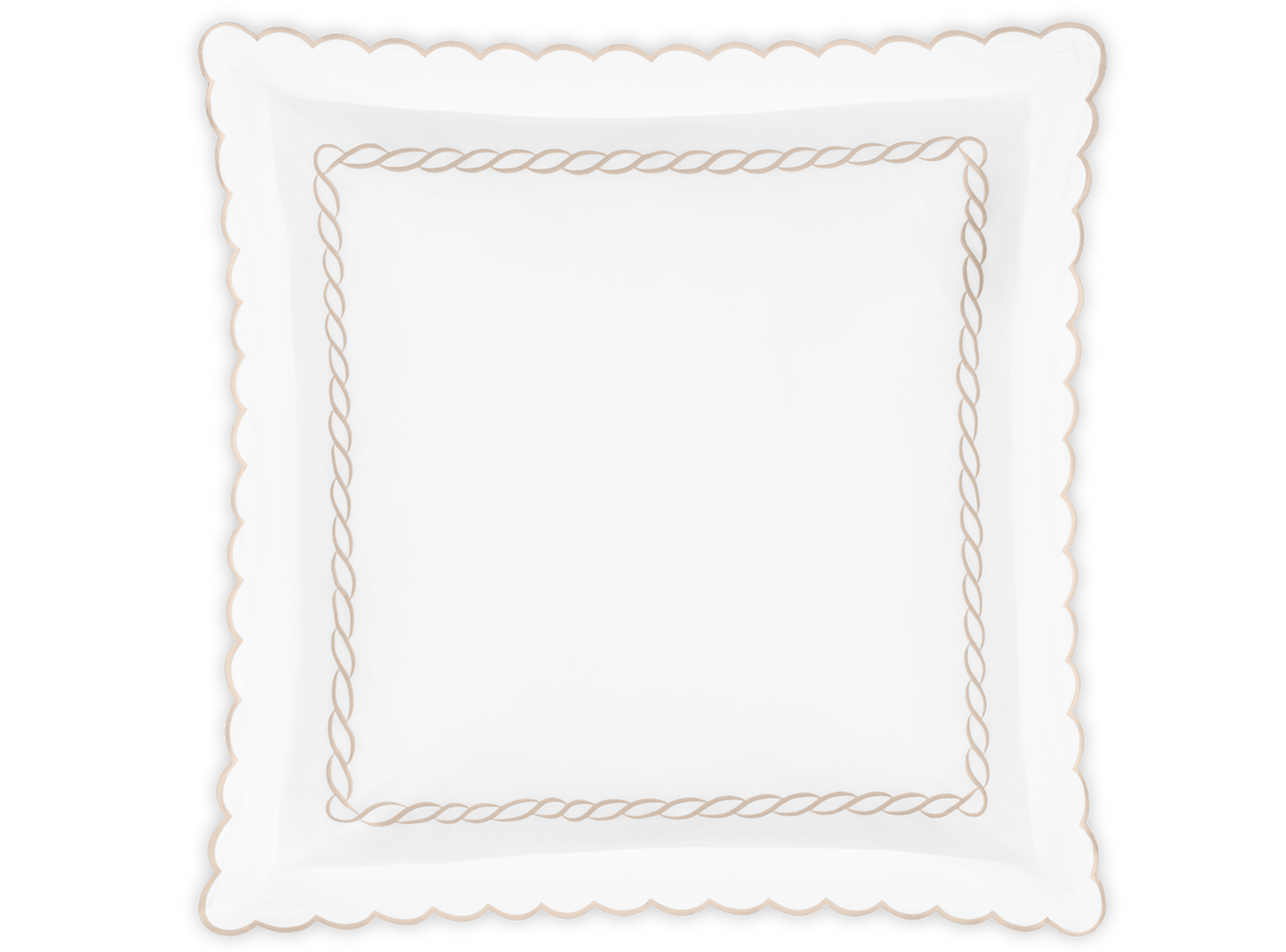 Classic Chain Scallop Sham